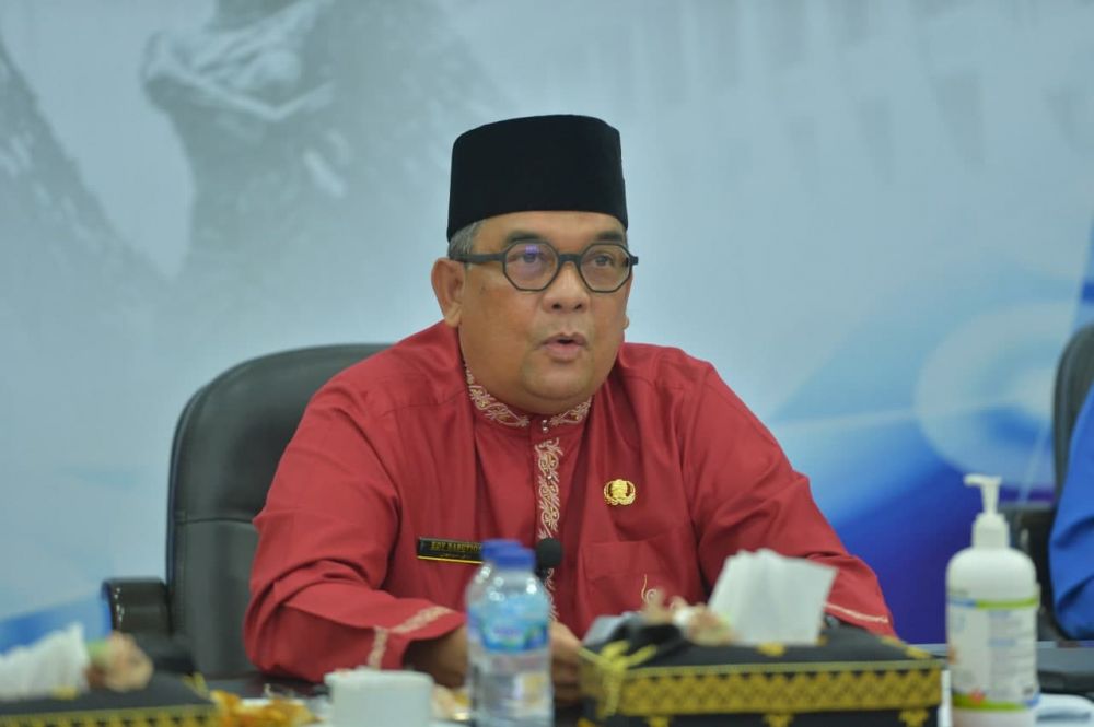 Digelar Secara Virtual, Wagubri Hadiri Kenduri Pantun Warisan Dunia