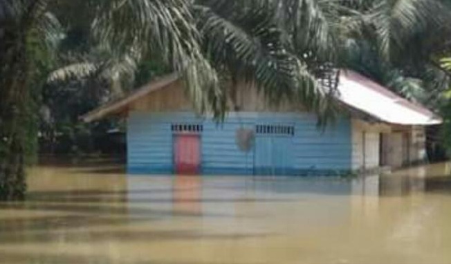 52 KK Terdampak, Begini Kondisi Banjir di Dundangan Pangkalan Kuras