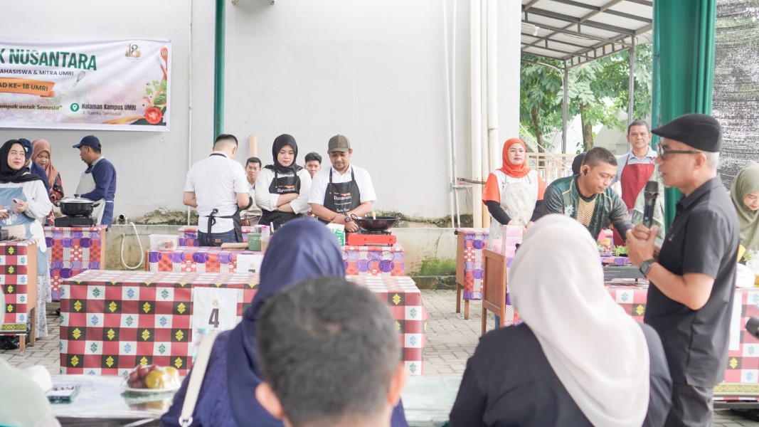 Aneka Masakan Nusantara Warnai Semarak Milad ke-18 UMRI; Perkuat Kebersamaan Sivitas Akademika dan Mitra Kerja