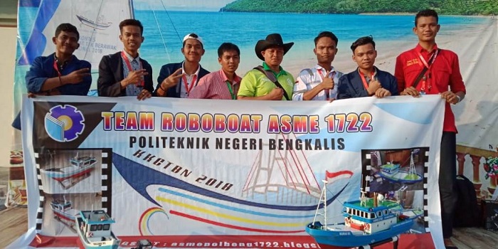 Mahasiswa Polbeng Raih Juara di Ajang Kontes Kapal Tak Berawak Nasional 
