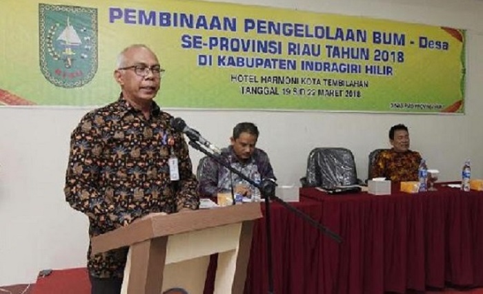 Pjs Bupati Inhil Hadiri Pembukaan Pelatihan  Pengelolaan Bumdes se-Riau