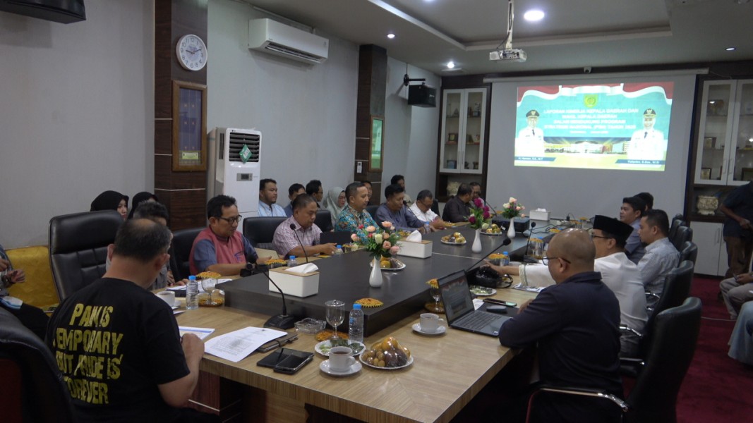Bupati Inhil Pimpin Rapat Finalisasi Laporan Kinerja Daerah Dukung PSN 2025
