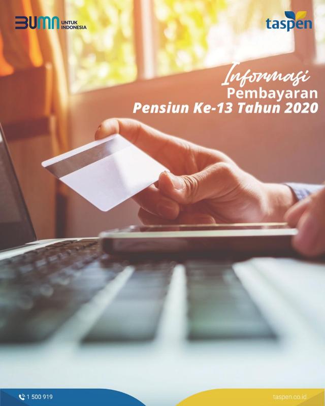PT Taspen akan Bayarkan Pensiun atau Tunjangan ke-13 Serentak 10 Agustus 2020