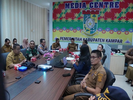 Sekda Kampar Hambali Ikuti Rakor Tiga Agenda dengan Mentri Dalam Negeri