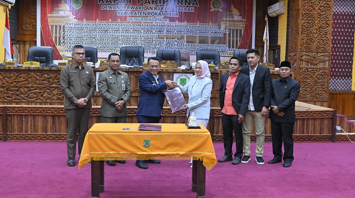 APBD Rohil Tahun Anggaran 2026 Disahkan Rp2,2 Triliun