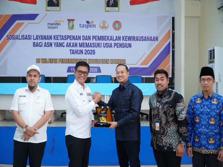 Asisten II Kampar Buka Secara Resmi Sosialisasi Program ASN Ketaspenanan Yang Memasuki Batas Usia Pensiun Tahun 2026