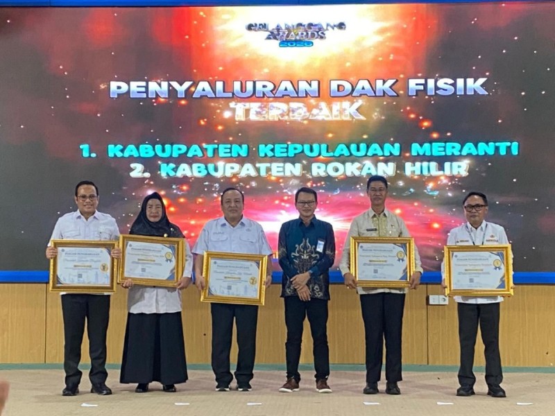 Pemkab Kepulauan Meranti Borong 4 Penghargaan dari Kemenkeu