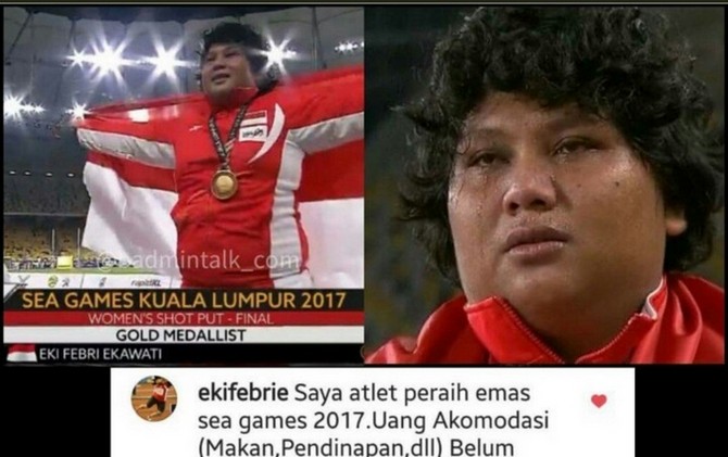 SEDIH, Atlet Peraih Emas SEA Games 2017 Curhat, ke Malaysia dengan Biaya Sendiri, Lho Kok?