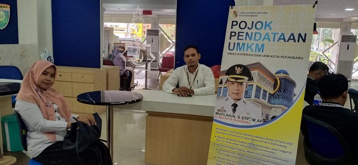 Pojok UMKM Hadir di MPP, Ini Layanan Di Tenant Diskop Pekanbard