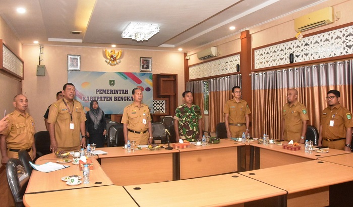 Terus Pantau Harga Komoditi, Pemkab Bengkalis Ikuti Rapat Virtual Pengendalian Inflasi