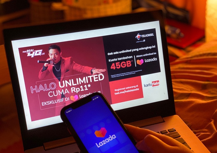 Kolaborasi Telkomsel dan Lazada, Hadirkan Promo Bebas Akses, Bonus Kuota, Diskon Jutaan Rupiah Hingga Voucher Belanja