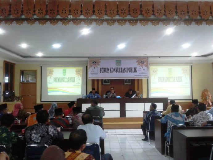 Rancang Rencana Kerja 2018, Bappeda Rohul Gelar Forum Konsultasi Publik