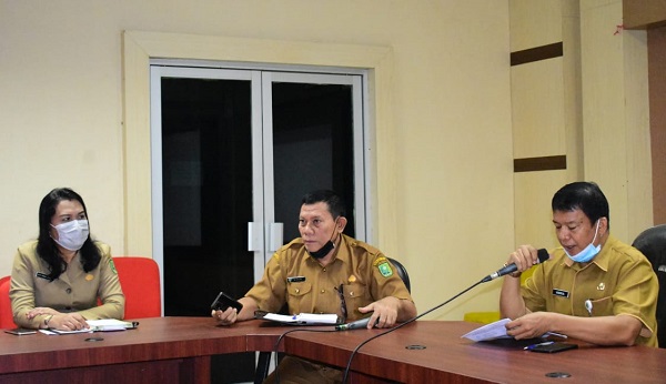 Sekda Pimpin Rapat Persiapan  Kejuaraan Bola Voli Bupati Cup