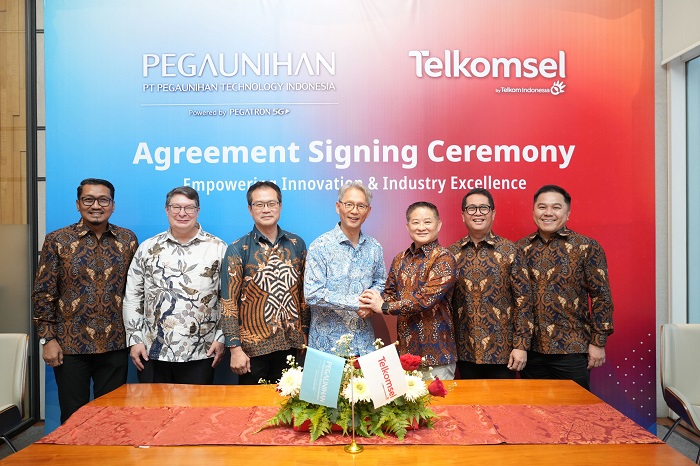 Telkomsel Hadirkan 5G untuk Penerapan IoT dan AI di Smart Factory PT Pegaunihan Technology Indonesia