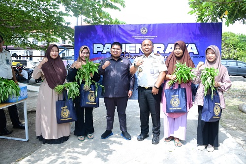 Dukung Ketahanan Pangan Nasional, Lapas Bengkalis Ikut Serta Panen Raya Serentak Kemenimipas 2026