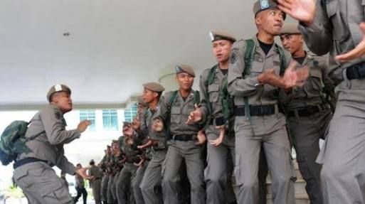 Satu Kompi Personil Satpol PP Riau Siapkan Bantu Amankan Natal dan Tahun Baru