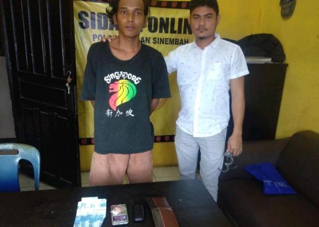 Simpan Sabu dalam Dompet, Hendra Tak Berkutik Saat Diamankan Anggota Polsek Bagan Sinembah