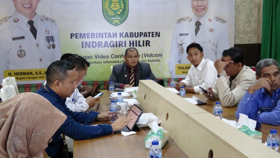 Pemda Indragiri Hilir Ikuti Rakor Pengendalian Inflasi Daerah 2026