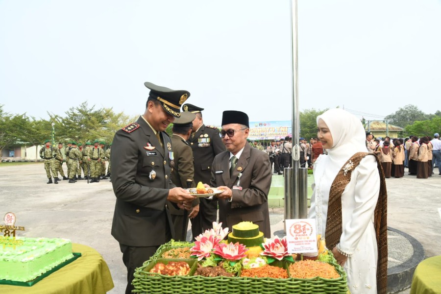 Peringati HUT ke-81 TNI, Kodim 0303/Bengkalis Teguhkan Komitmen Pengabdian untuk Bangsa