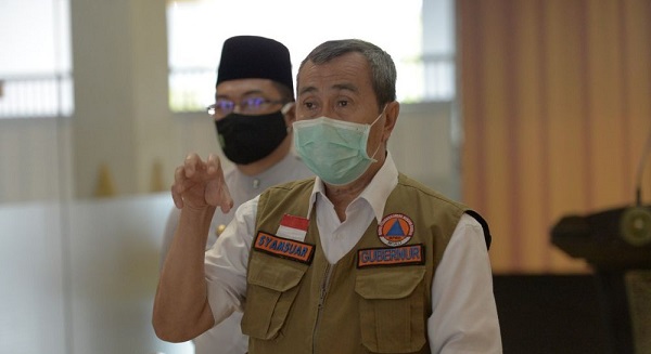 GAWAT, Kata Gubernur Riau  80 Persen Kasus Positif  Covid-19 di Riau Tanpa Gejala
