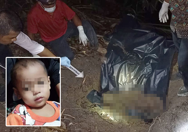 Sadis! Disaksikan Ibu Kandung, Balita Muhammad Ibrahim Dianiaya Ayah Tiri, Disulut Api Rokok, Dimasukkan ke Karung, Digantung hingga Tewas
