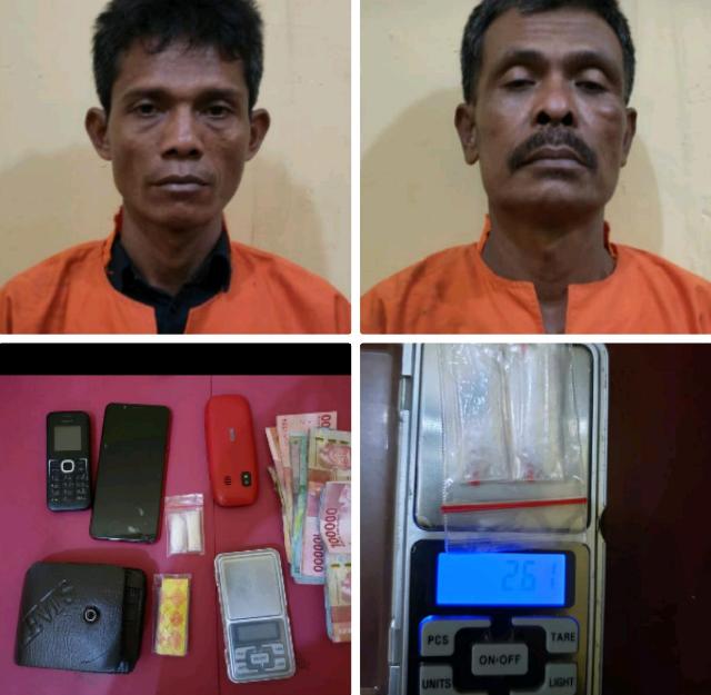 Edarkan Sabu, Pak Kumis dan Rekan Ditangkap Polres Rohil