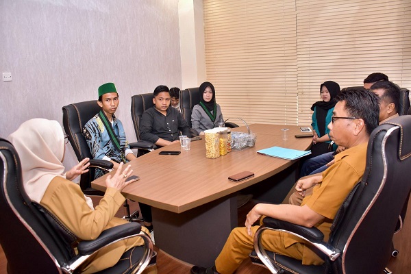 Wakil Bupati Kampar Terima Audiensi HMI Komisariat Lafran Pane