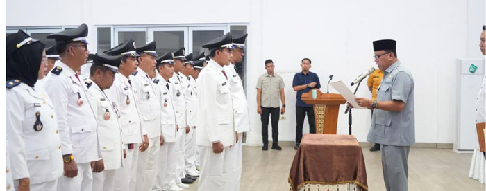 Bupati Kuansing Lantik 62 Pj Kepala Desa