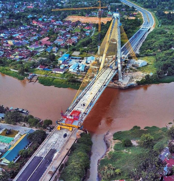 Jembatan Siak IV Diresmikan Wan Thamrin, Andi Rachman dan Syamsuar Diundang