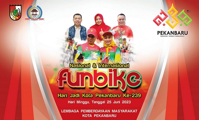 Hadiahnya 10 Sepeda Harga Puluhan Juta,  Buruan Daftar Fun Bike Hari Jadi Pekanbaru Ke-239