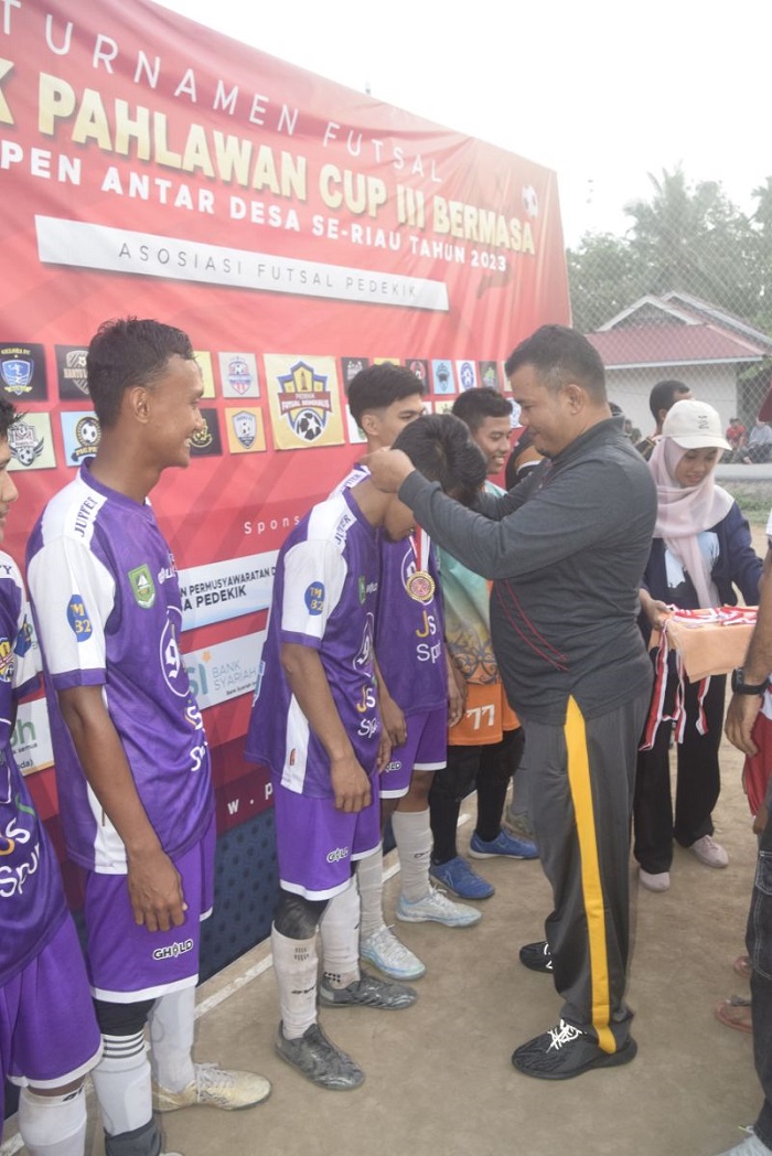 Ini Juara Turnamen Futsal Pahlawan Pedekik Cup III Bermasa Se-Riau