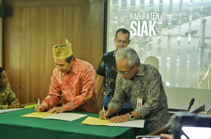 Jadikan Siak Sebagai Kota Pusaka, Pemkab MoU dengan Kementrian PUPR RI