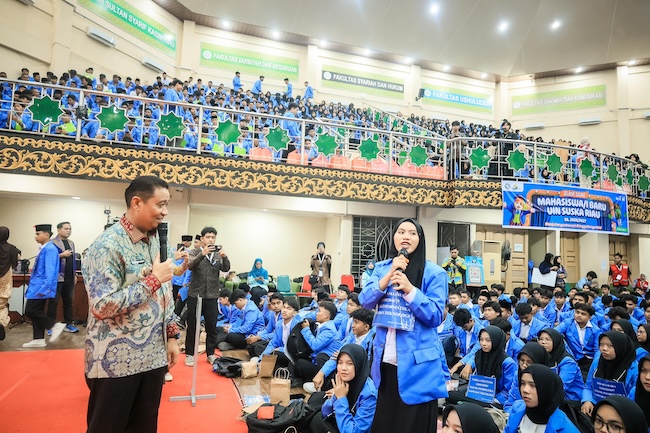 Motivasi Mahasiswa Baru UIN, Wawako: Kepemimpinan Muncul dari Pengalaman dan Latihan