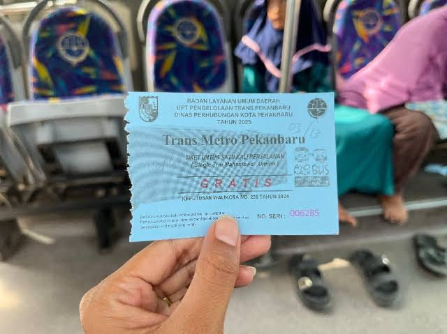 Ribu Orang Nikmati Bus TMP Gratis Pada Momen HUT Pekanbaru