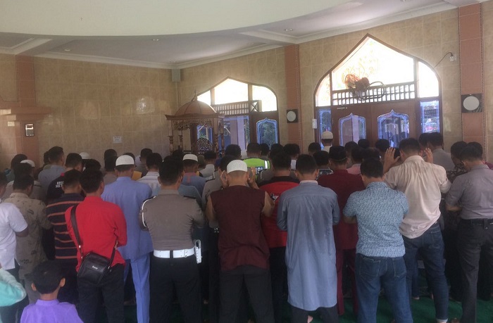 Polres Siak Gelar Shalat Ghaib di Masjid Almuttaqin