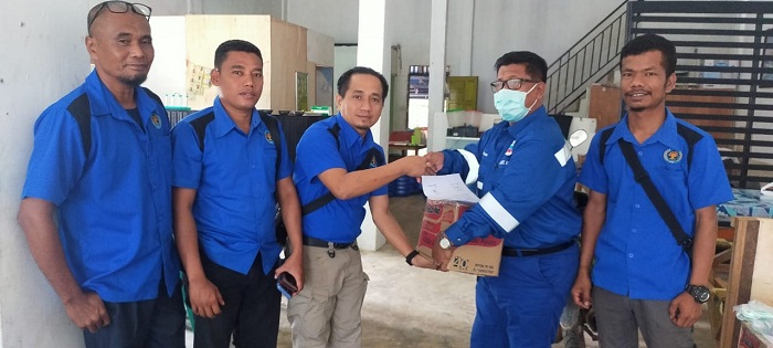 Lima Anggota PWI Rohil Terima Bantuan dari PT Chevron