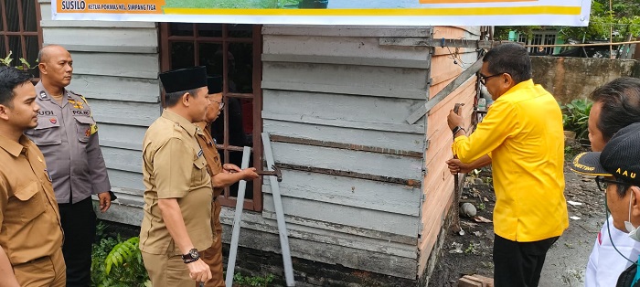 Rumah Layak Huni Kelurahan Simpang Tiga Siap di Bangun