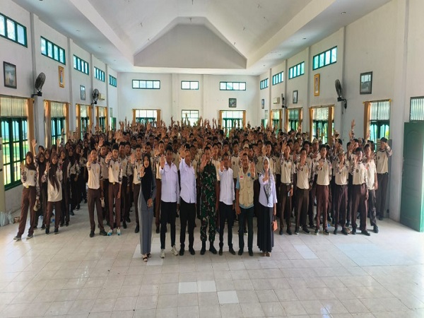 BNK Kampar Sosialisasi Anti Narkoba kepada Korps Kadet Republik Indonesia