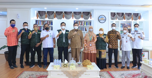 Berencana PTM, Satgas Covid-19 Universitas Riau Temui  Wali Kota
