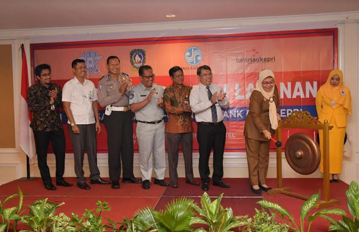 E- Samsat Kepri Resmi Diluncurkan melalui E-Channel Bank Riau Kepri