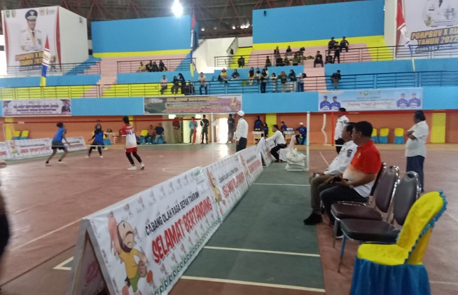 Kuansing Vs Pelalawan Unggul  2 - 0 Di Nomor Inter Regu Putra