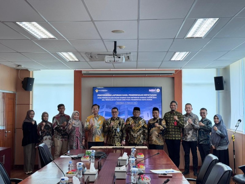 Wawako Sugiyarto: LHP BPK Jadi Panduan Strategis Benahi PAD Kota Dumai