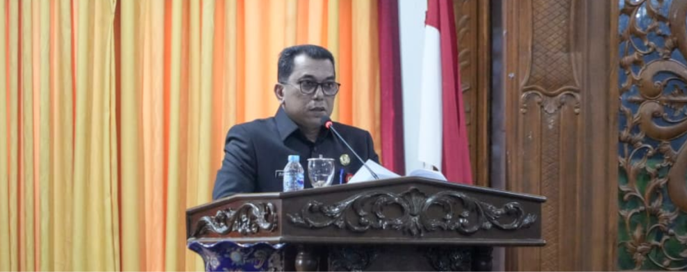 Sekda Kuansing Paparkan Jawaban Pemerintah atas Pandangan Umum Fraksi DPRD