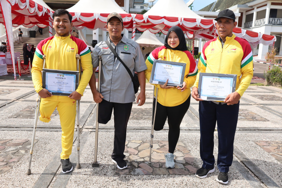 Atlet Disabilitas Siak Raih Emas di Peparnas, Harumkan Nama Riau