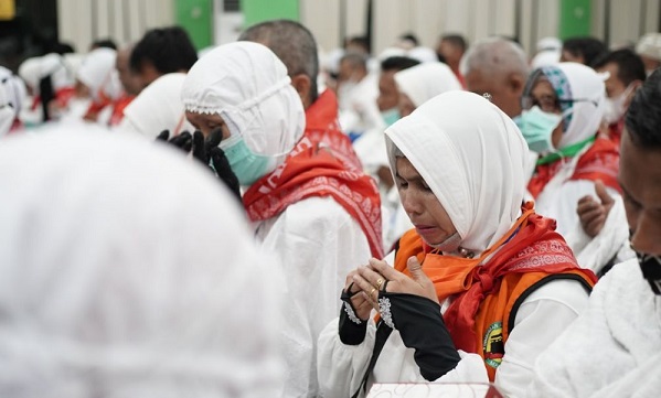 ALHAMDULILLAH... 55 Orang Jemaah Haji Kloter I Riau TIba di Pekanbaru