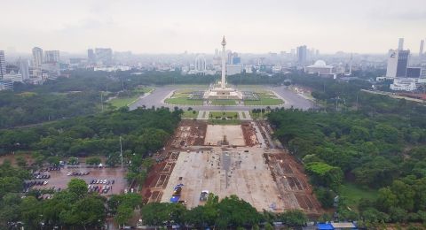 Pemprov DKI Tanam Kembali Hutan Monas yang Digunduli, Sekda: Ini Bukan Pohon di Surga, Tapi di Dunia