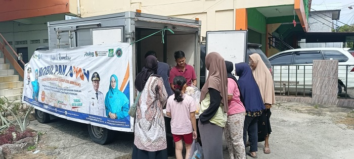 Hari Ini, Mobil Pangan Keliling Pak AMAN Hadir di Kelurahan Agrowisata dan Tanah Datar