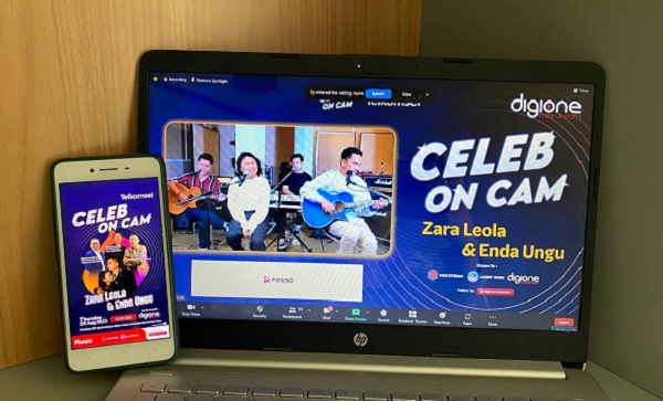 Telkomsel Gelar Celeb on Cam Spesial Agustus 2022 Bersama Zara Leona dan Enda Ungu
