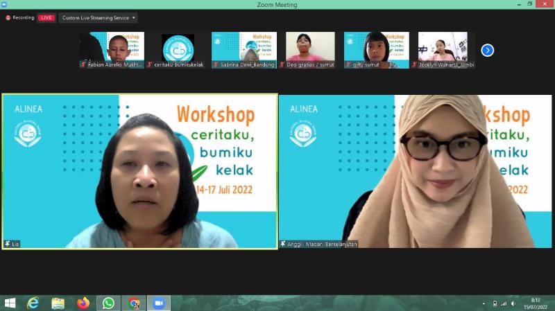 Digelar ALINEA, Bian Lio Terpilih Sebagai Peserta Lokakarya Ceritaku, Bumiku Kelak