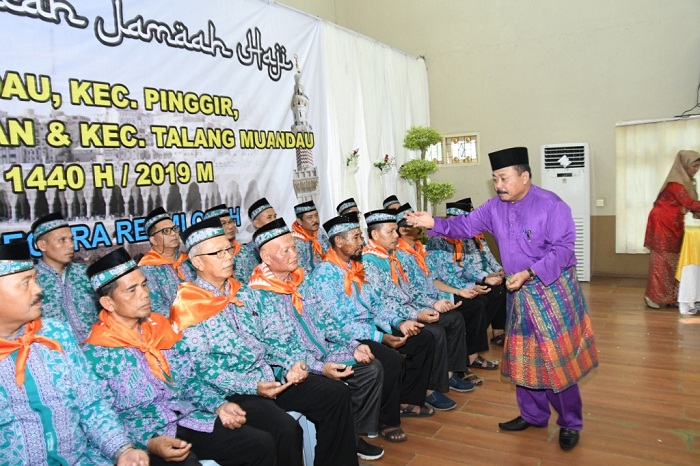Amril Mukminin Minta Seluruh JCH Bengkalis Jaga Kekompakan dan Kesehatan 